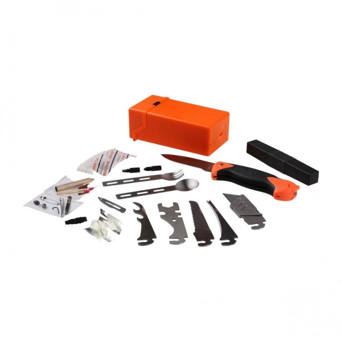 Niezbędnik MFH 27-częściowy survivalowy w pudełku 082-181